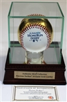 2012 Home Run 24 Karat Gold Leather Baseball