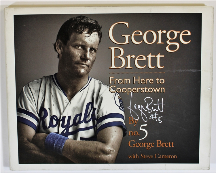 George Brett Signed HOF Book