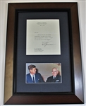 Harry Truman Signed Framed Letter & Photo - JSA - 16x22