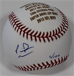 Patrick Mahomes II Signed Stat Baseball - 6/100 JSA PSA 718635