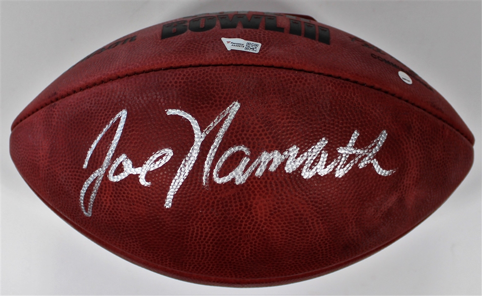Joe Namath Signed HOF Football