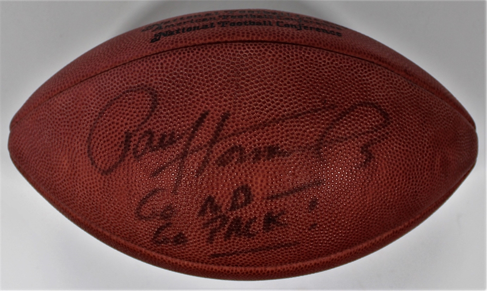 Paul Hornung Green Bay Packers Signed Football 