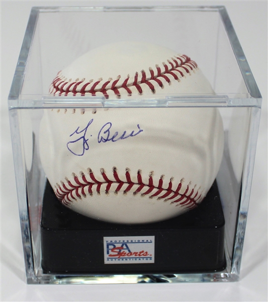 Yogi Berra Signed Baseball PSA 10