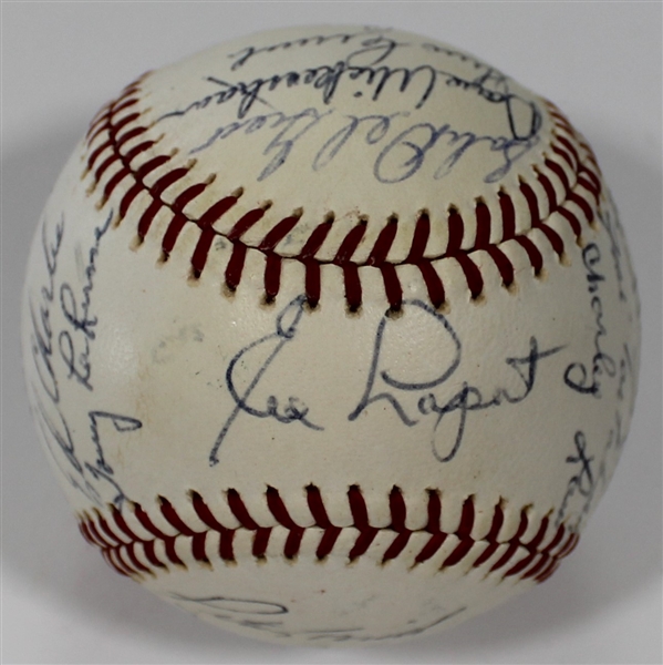 1963 Kansas City Athletics Team Signed Baseball 