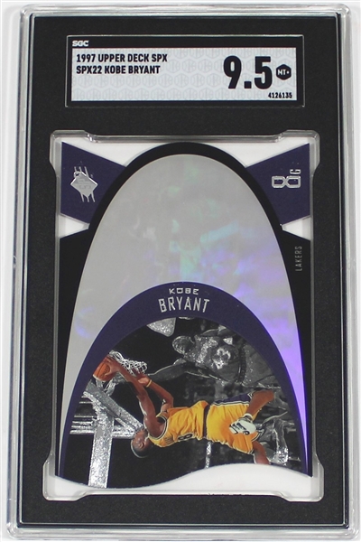 Kobe Bryant 1997 Upper Deck SPX SGC 9.5
