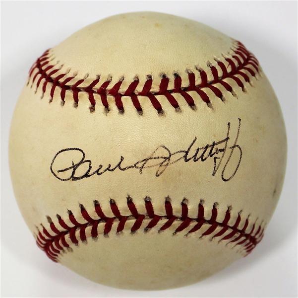 Paul Splittorff Signed Baseball - JSA