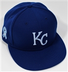 Brad Keller Kansas City Royals GW Cap MLB Authentication - 