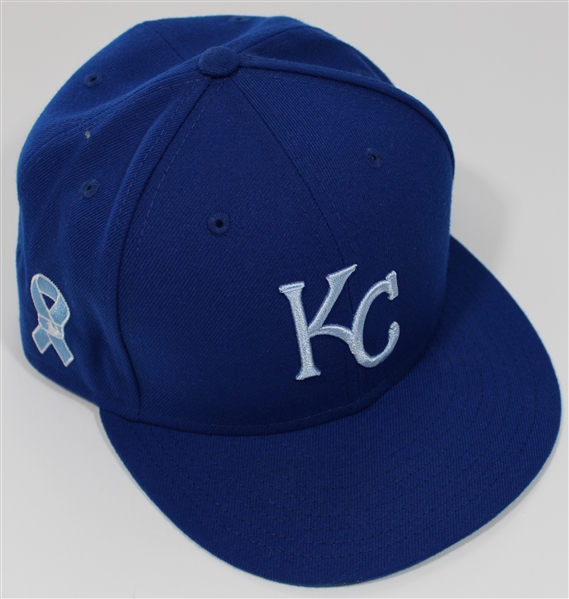 Adalbetro Mondesi Kansas City Royals 2021 GW Cap MLB Authentication - 