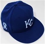 Nicky Lopez Kansas City Royals 2021 GW Cap MLB Authentication -