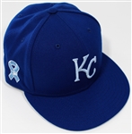 Salvador Perez Kansas City Royals 2021 GW Cap MLB Authentication - 