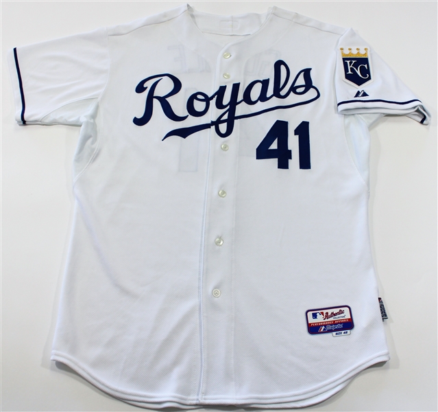 Jimmy Gobble Game Issiued Kansas City Royals Jersey