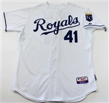 Jimmy Gobble Game Issiued Kansas City Royals Jersey