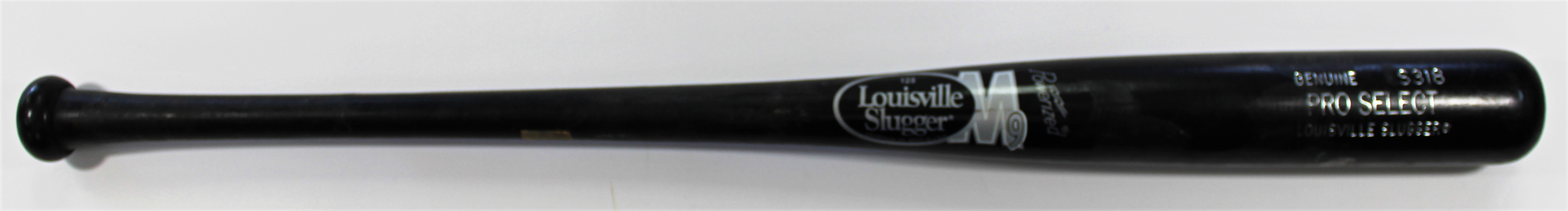 Louisville Slugger Game Used S318 Bat