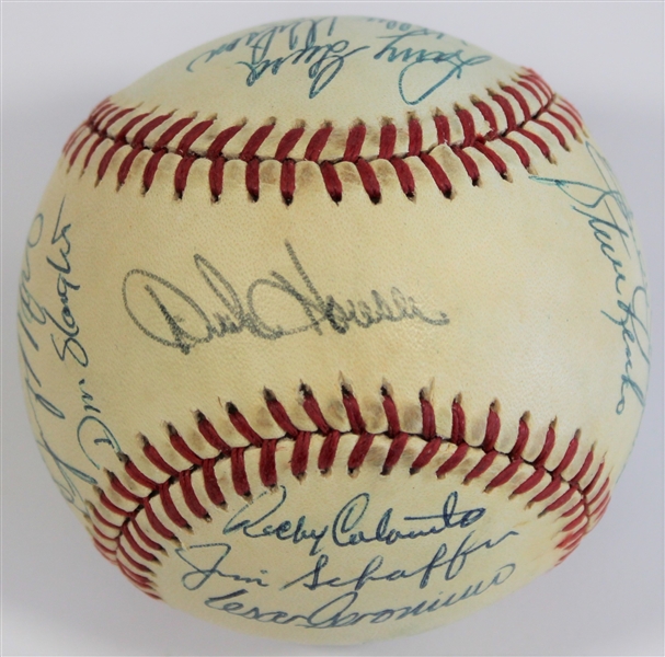 Kansas City Royals 1983 Team Signed Baseball