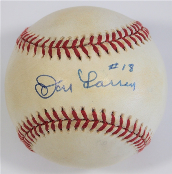 Don Larson Signed Baseball - JSA