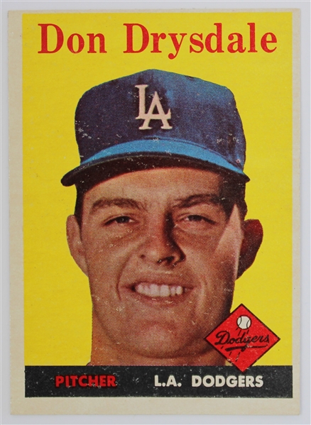 Don Drysdale La Dodgers Topps Card 