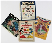 Kansas City Royals Team Programs 1969-1971-1976-1976