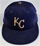 Darrell Porter Game Used & Signed Kansas City Royals Cap
