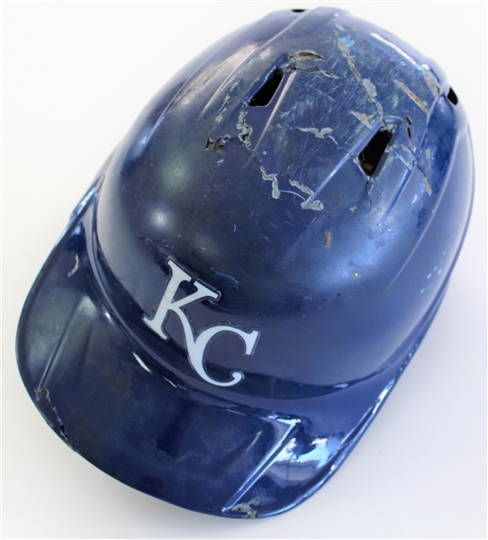 Andrew Beninendi Game Used Kansas City Royals Batting Helmet