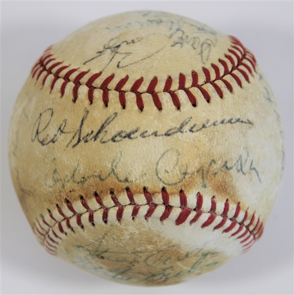 1968 St. Louis Cardinals Team Signed Ball (N.L. Champs)