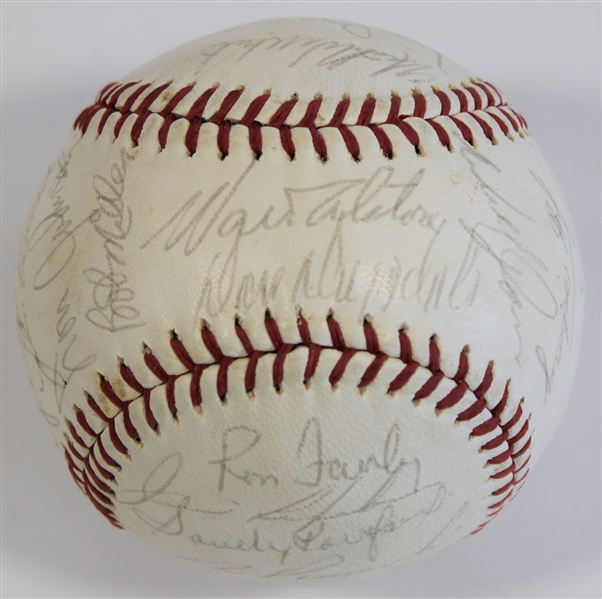 1965 L.A. Dodgers Team Signed Ball (WS Champs)
