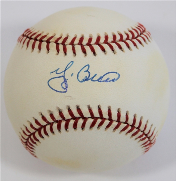 Yogi Berra Signed Baseball 