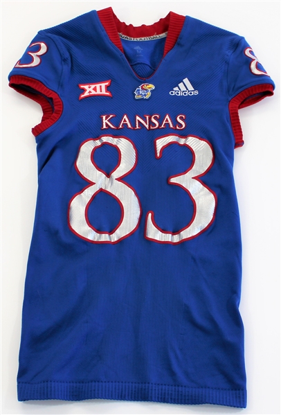 Kansas University Quentin Skinner Game Used Jersey