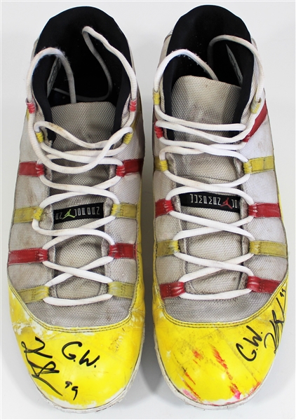 Khalen Saunders Game Used & Signed  Kansas City Chiefs Cleats