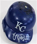George Brett 1991 Game Used & Signed KC Royals Batting Helmet