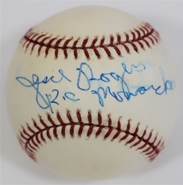 Jessie Rogers Signed Negro League Baseball 