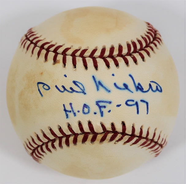 Phil Niekro Signed HOF 97 Baseball