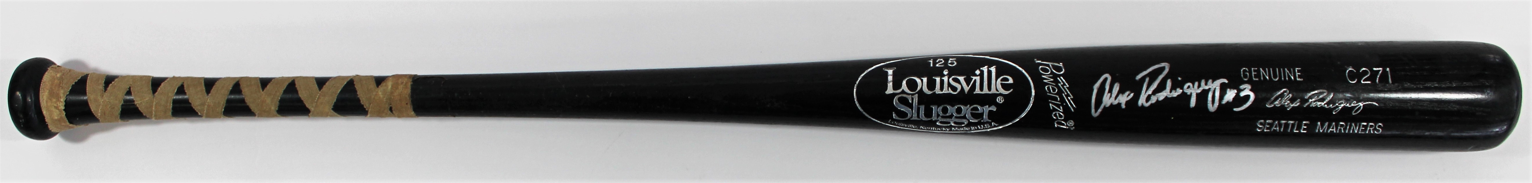 Alex Rodriguez Game Used & Signed C271 Bat