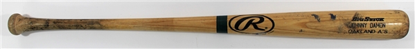 Johnny Damon Game Used Oakland Athletics Bat