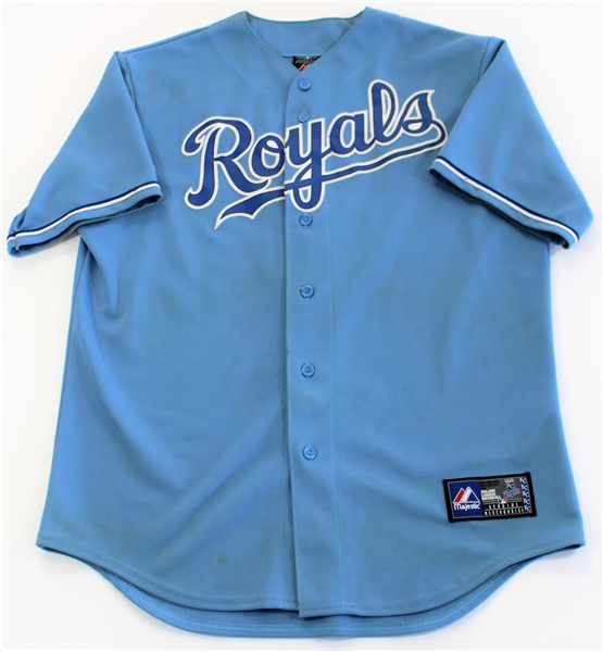 Alex Gordon Signed Kansas City Royals Jersey MLB EK 061197