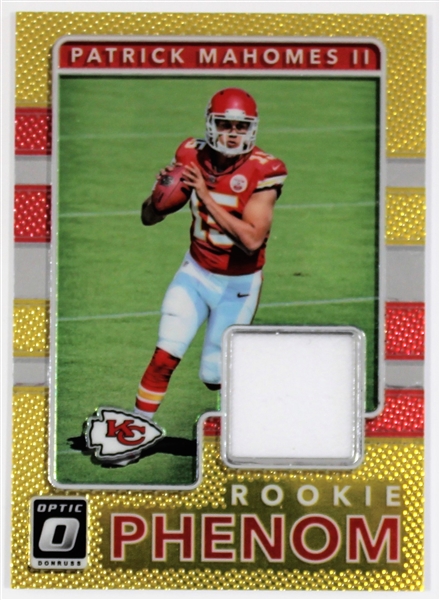 Patrick Mahomes 11 Rookie Phenom Patch Card