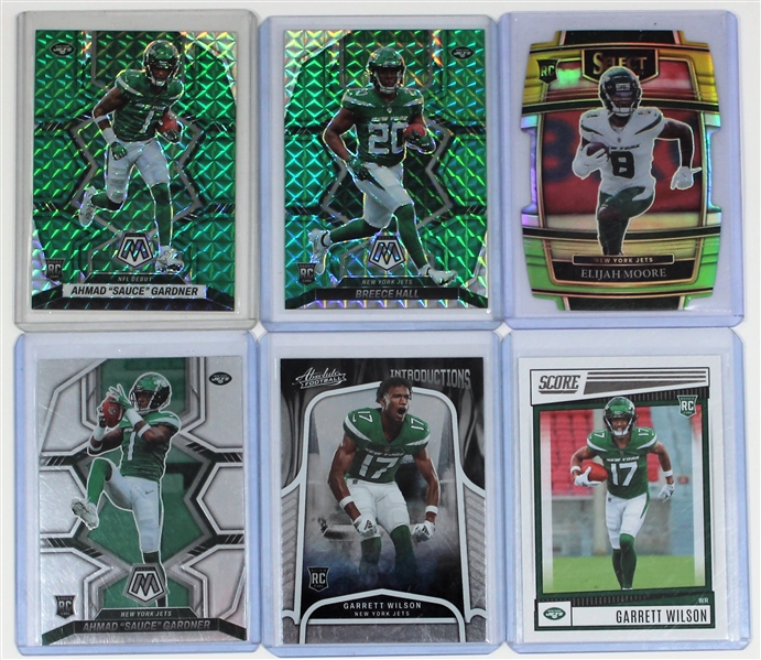 NY Jets future Stars lot of 6 Cards - Gardner-Hall- Moore-Wilson