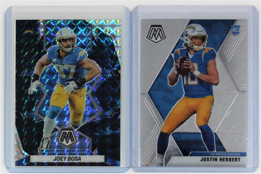 Justin Herbert & Joey Bosa Chargers Cards