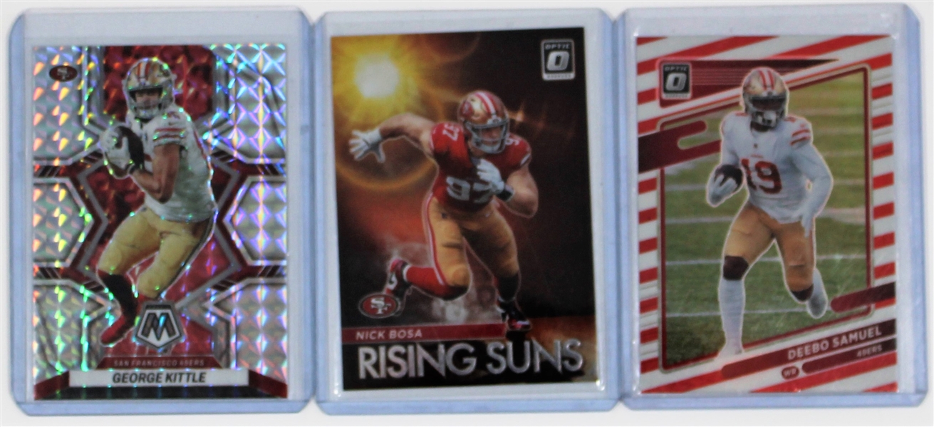 Nick Bosa - Deebo Samuel - George Kettle SF 49ers Cards