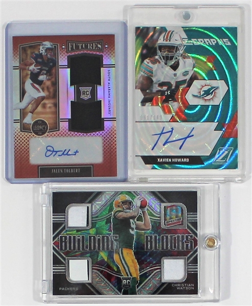 Xavien Howard - Jalen Tolbert - Christain Watson Patch Cards