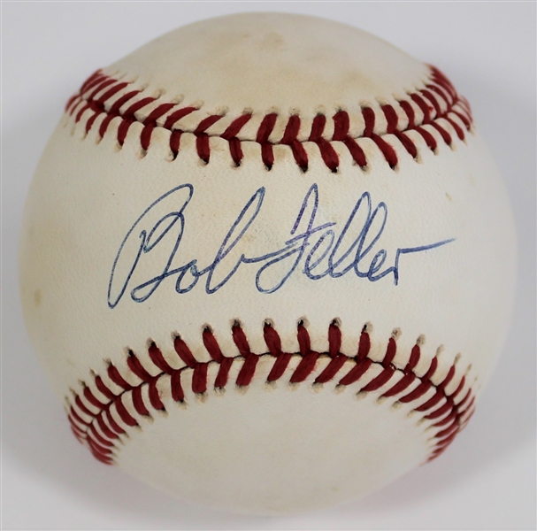 Bob Feller Signed Baseball