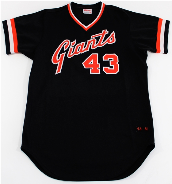 1981 Tom Griffin Game Worn SF Giants Jersey