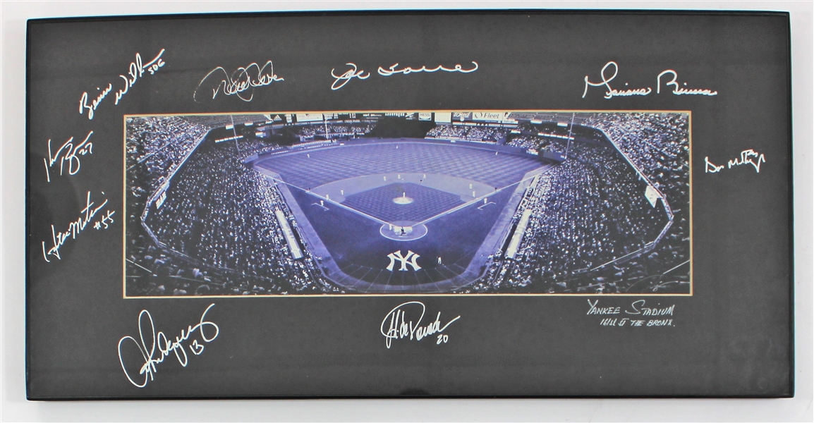 NY Yankees Signed - Derek Jeter - Riveria - Williams - A-Rod - Torre 