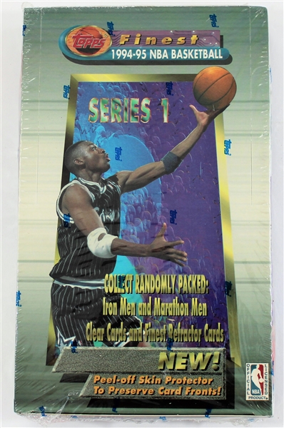 1994-95 Topps Finest Series 1 Basketball Hobby Box - Factory Sealed!