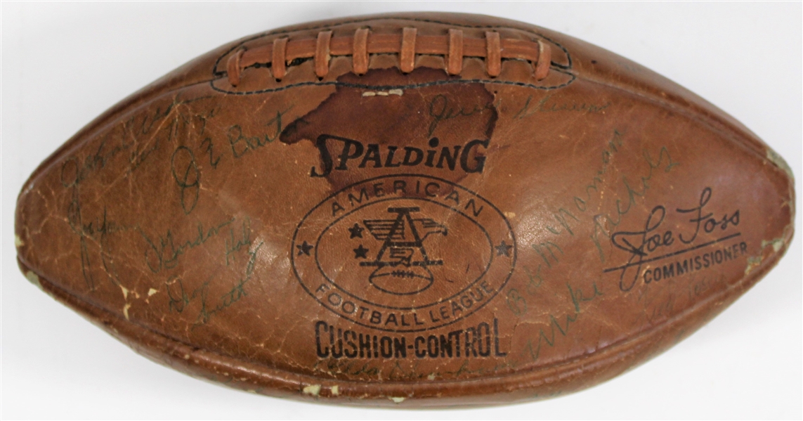 1961 Denver Broncos Team Signed  Football