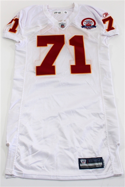 2009 Alex MaGee Kansas City Chiefs Game Used Jersey