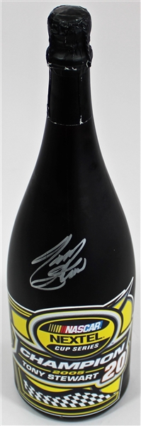 Tony Stewart NASCAR Nextel Cup Series Signed Champagne Bottle - JSA 