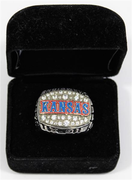 Kansas Jayhawks Basketball Ring 2007 50th League Title 33-5