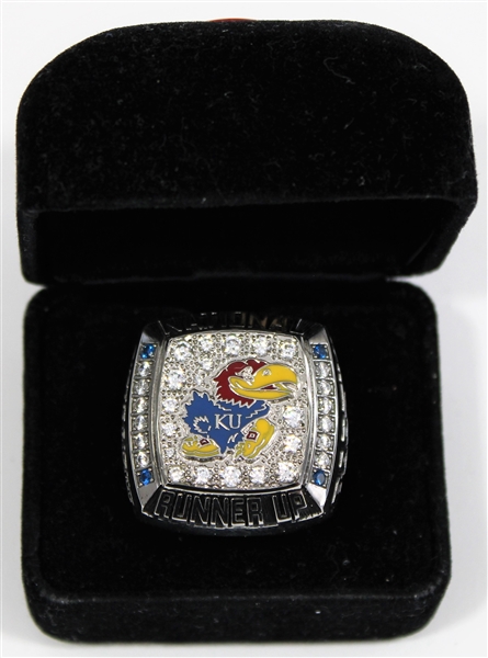 Kansas Jayhawks Basketball Ring National Runner Up - 8 Straight Big 12