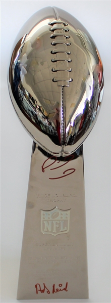 Kansas City Chiefs Signed SB 54 Trophy - Patrick Mahomes & Andy Ried -JSA