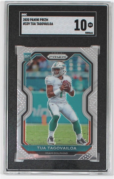 Tua Tagovailoa 2020 Panii Prizm #339 SGC GM 10